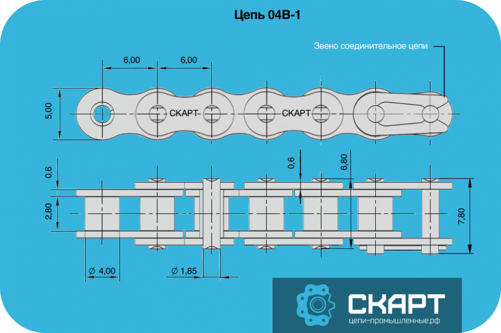 Цепь 04B-1