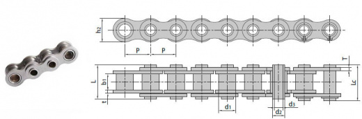 Цепь HB50.8SS